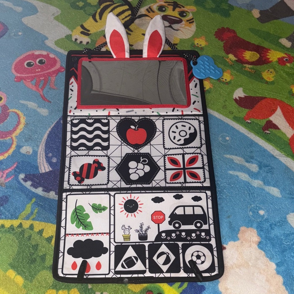 Charming Bunny Car Activity Mat for Kids
